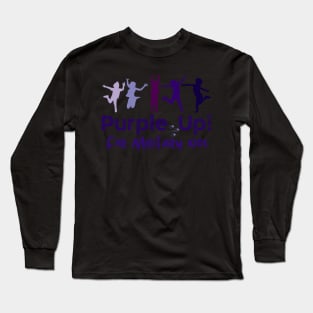 Purple Up For Military Month Of Military Child Long Sleeve T-Shirt